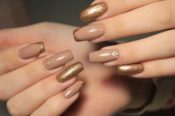nail art tons pastel